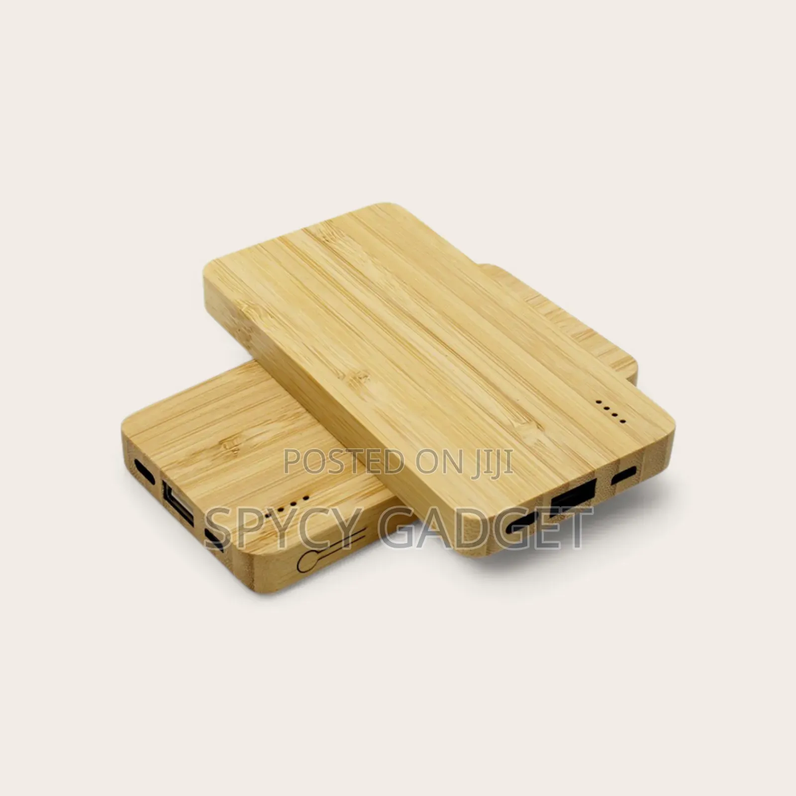 Portable 10000mah Wooden Power Bank