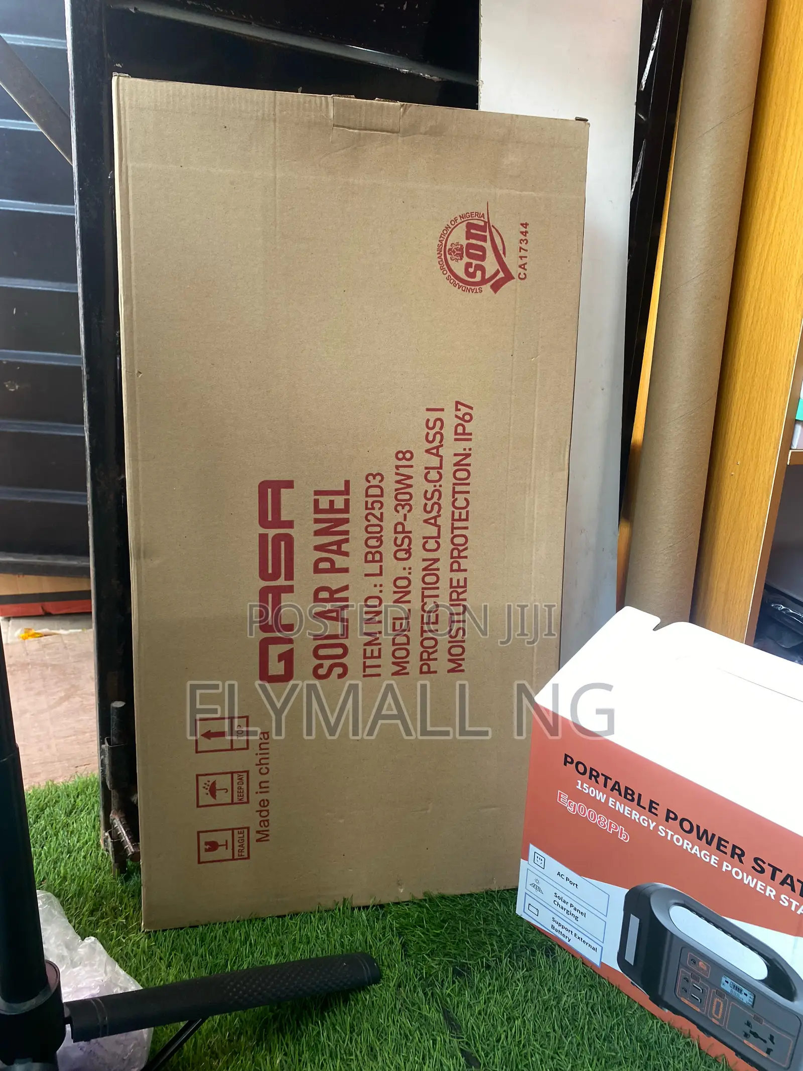 Portable 150w Solar Generator Power Station With Bulb + Solar Panel