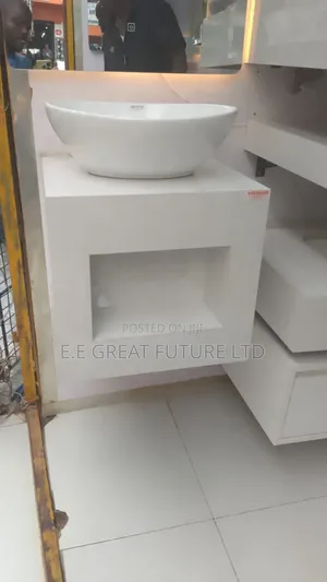 Cabinets With Wash Basin White