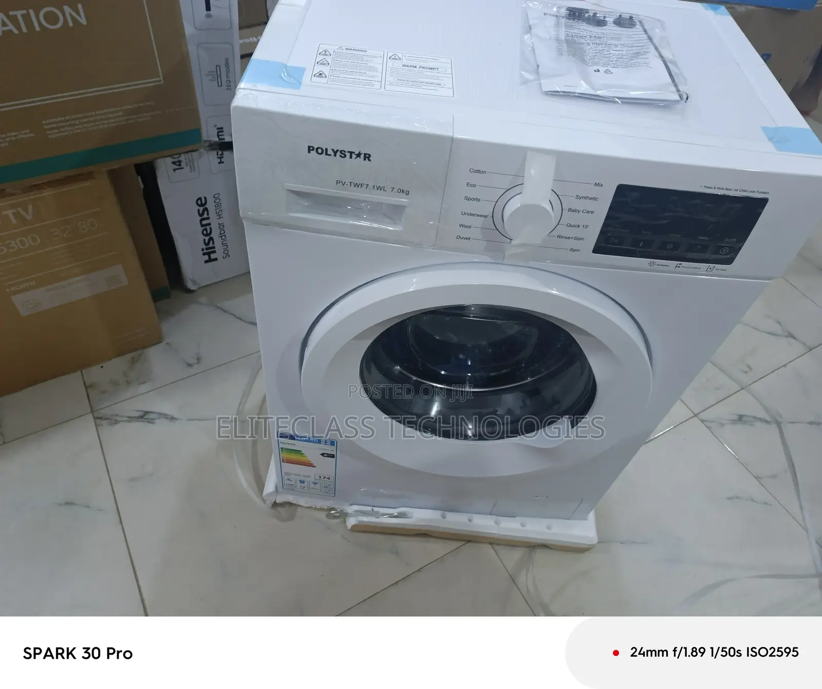 Polystar (Pv-Twf7.1gl) Automatic Front Loader 6kg