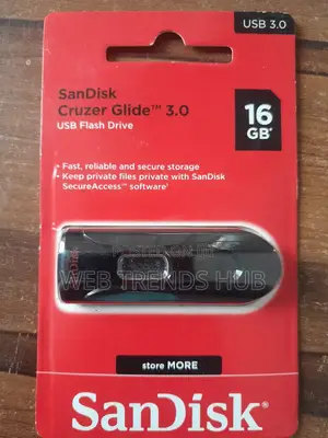 New Sandisk Cruzer Glide 16gb Usb 3.0 High-Speed Flash Drive