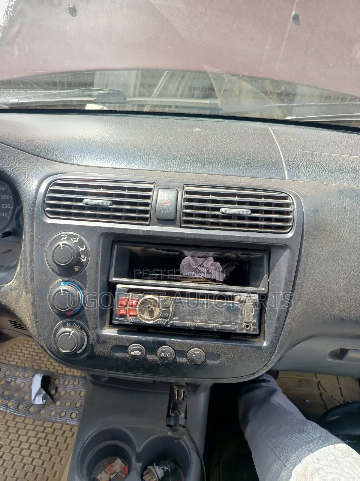 Honda Civic (2001/2005) Android Screen With GPS Navigation System(Map)