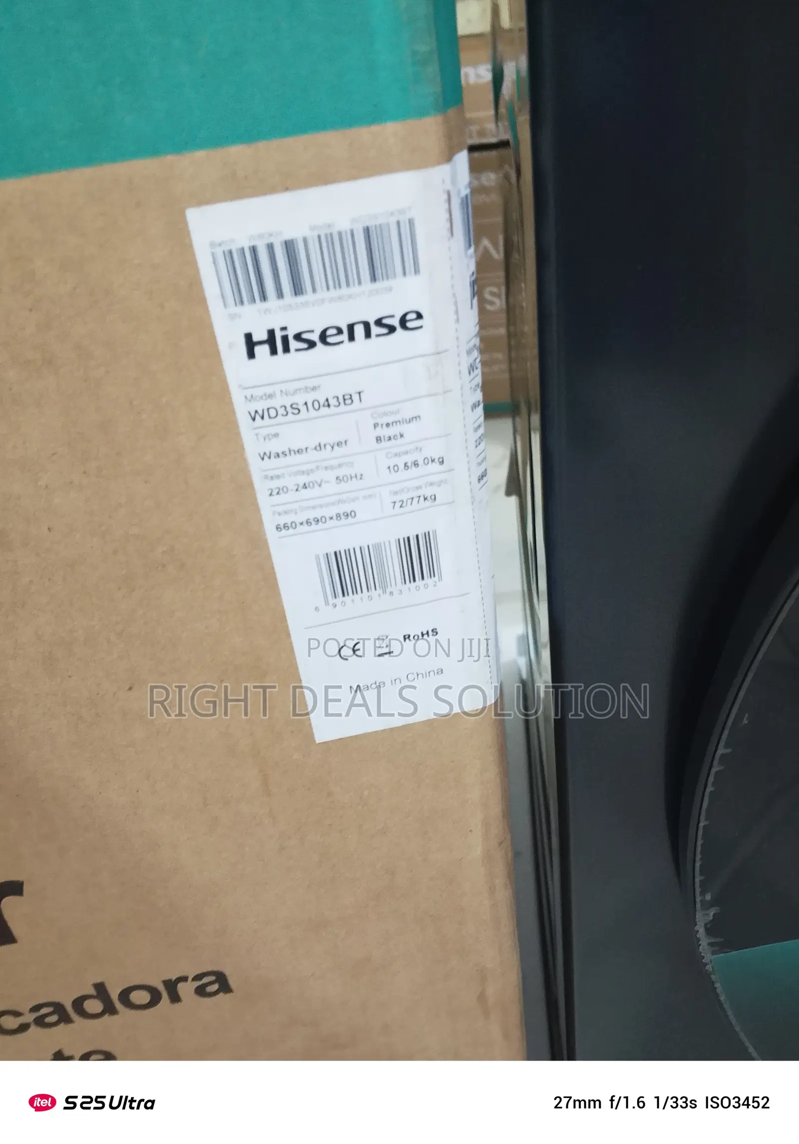 Ultimate Laundry Solution: Hisense 10.5kg Auto Washer-Dryer
