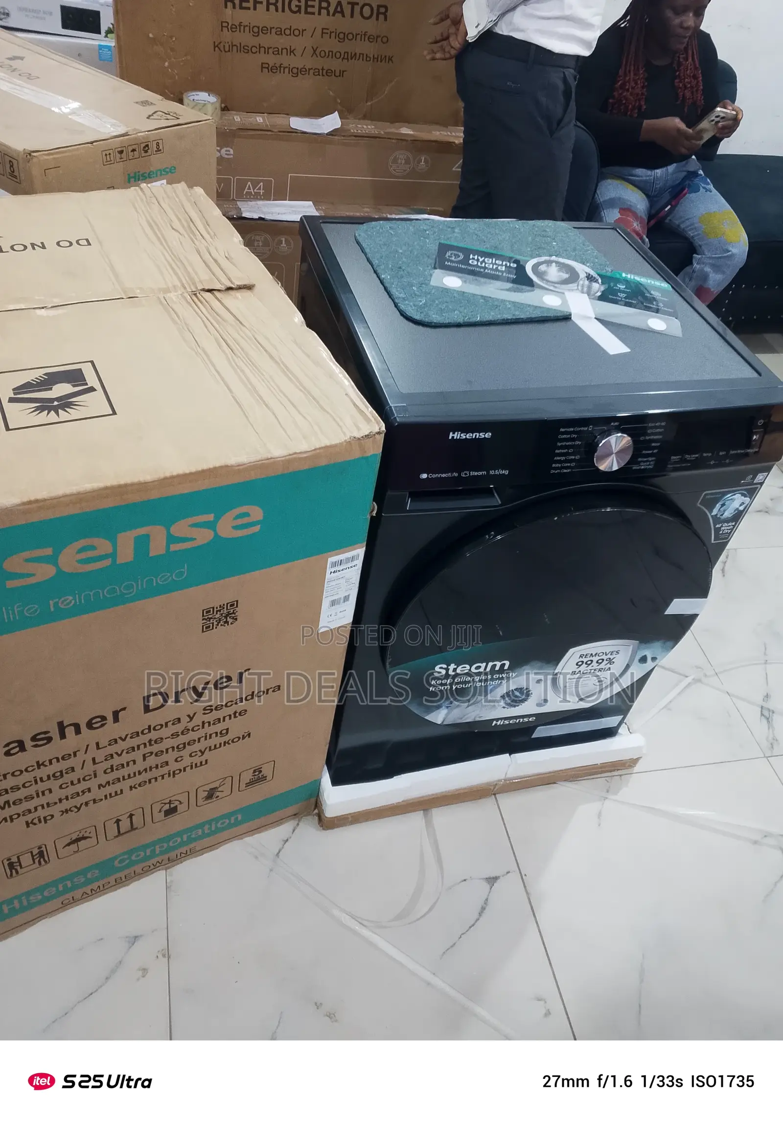 Ultimate Laundry Solution: Hisense 10.5kg Auto Washer-Dryer