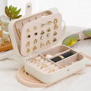 Portable Storage Jewellery Box Simple Design Travel Display Jewellery