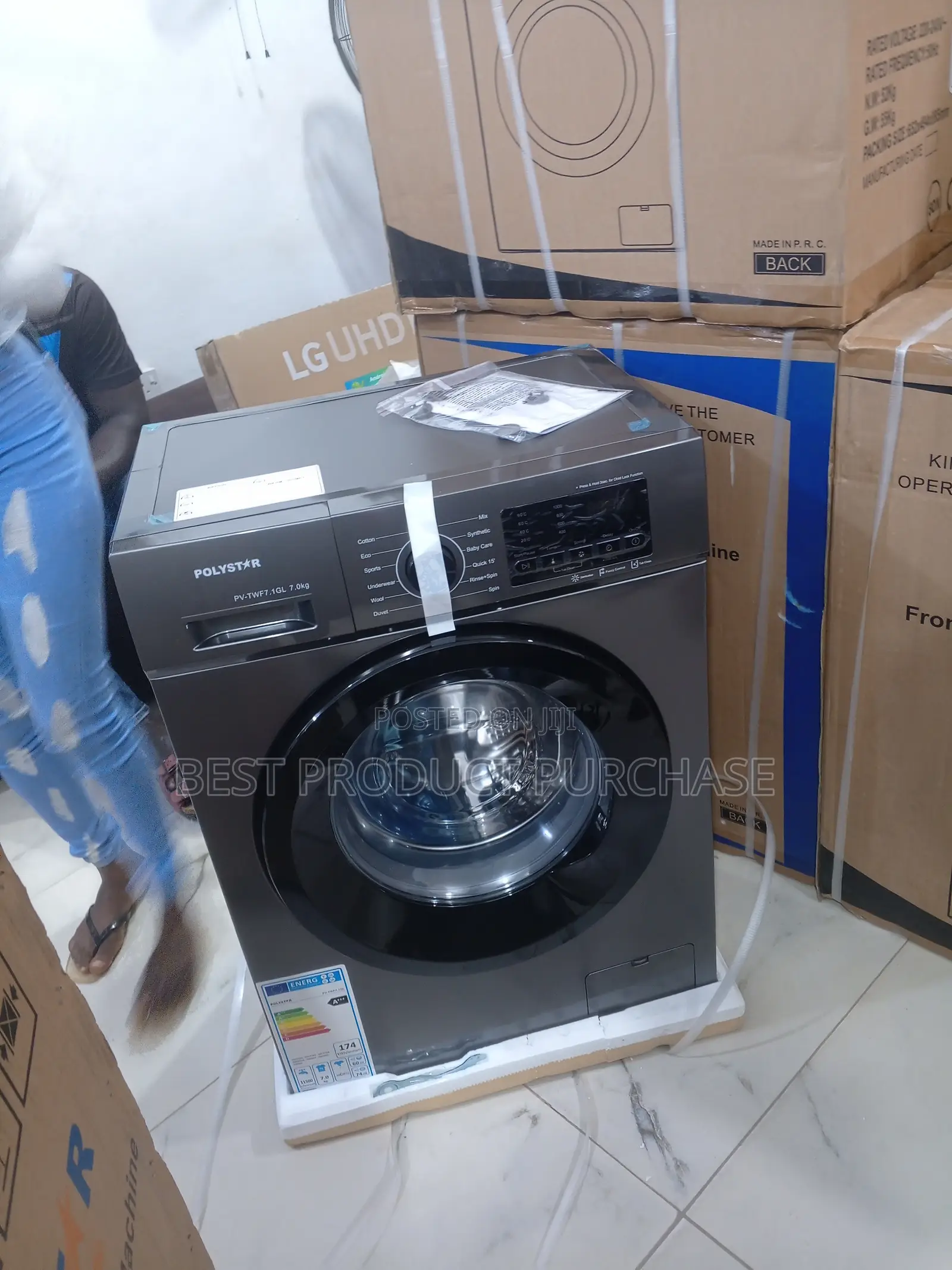 Stylish Polystar 7kg Front Loading Washer