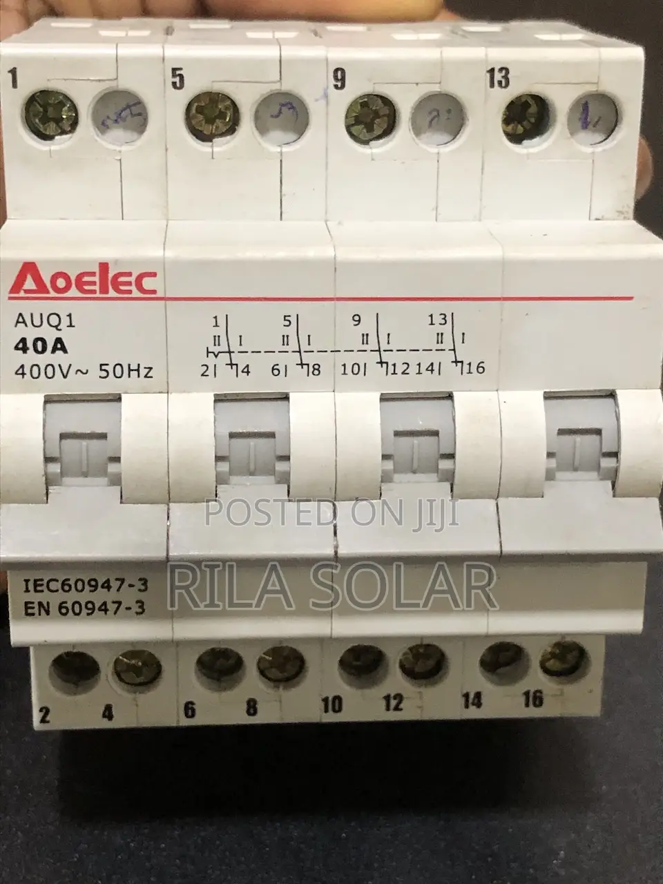 40a 4pole Bypass Switch
