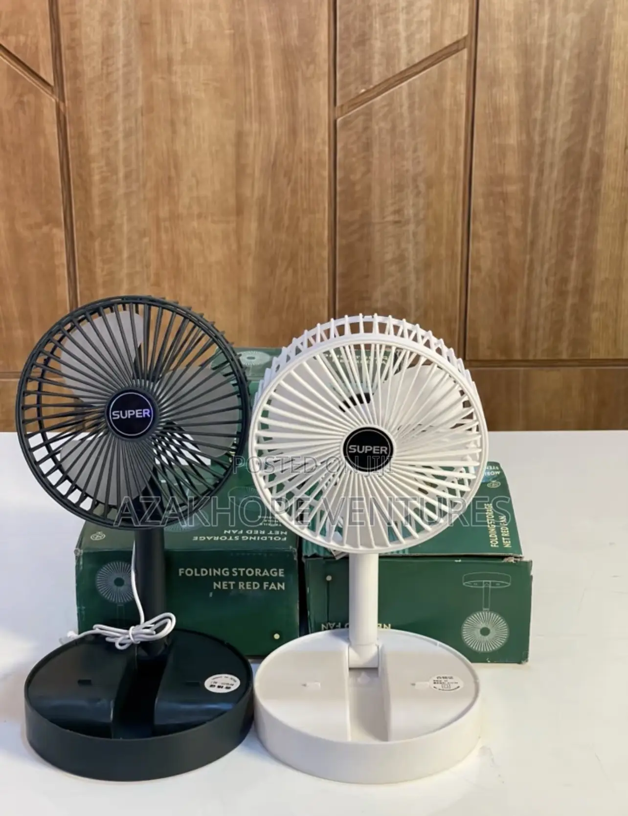 Foldable and Telescopic Table Fan