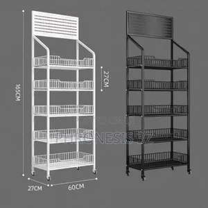 5 Tier Rack With Hooks