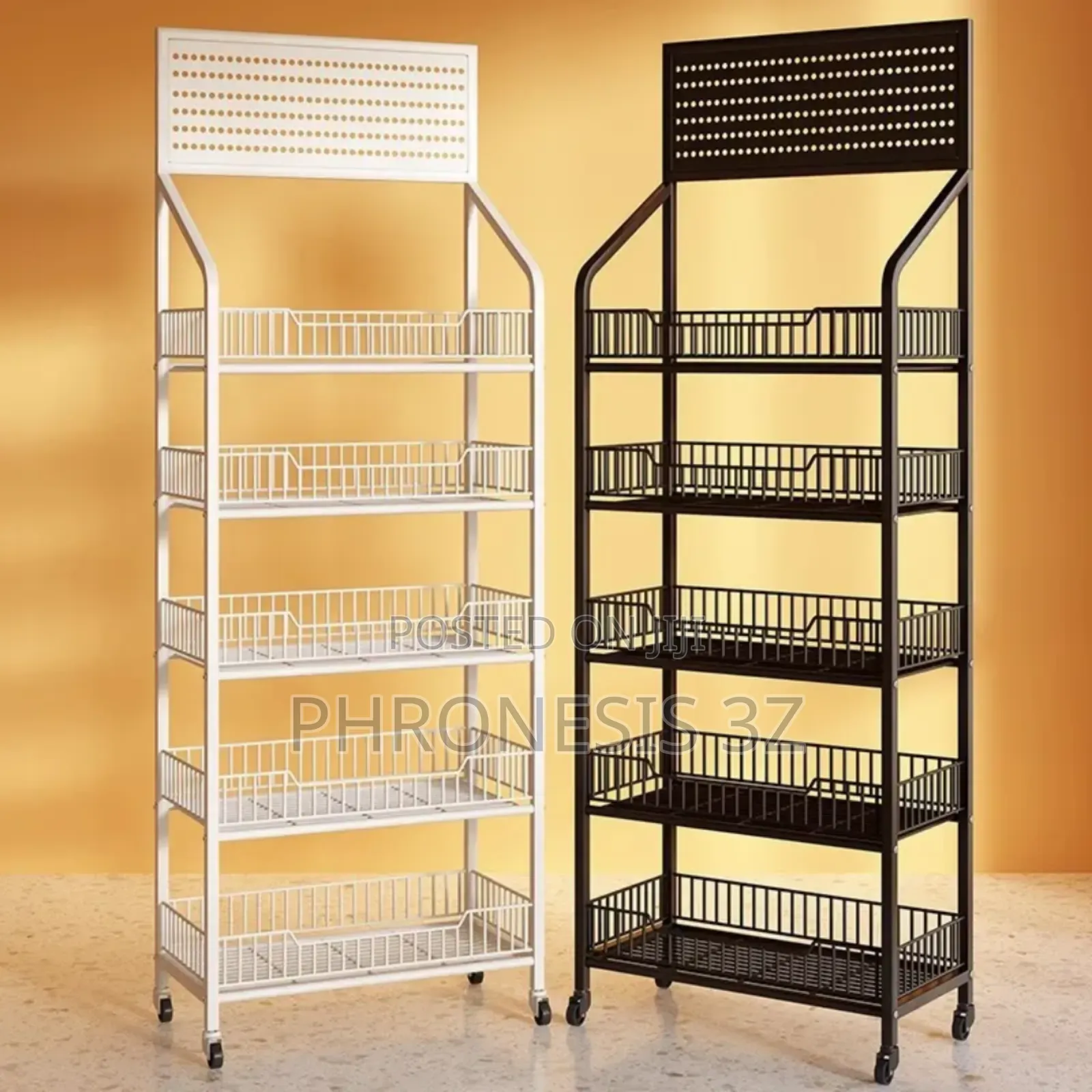 5 Tier Rack With Hooks