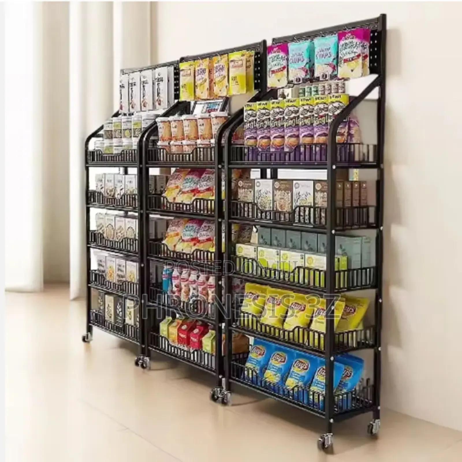 5 Tier Rack With Hooks
