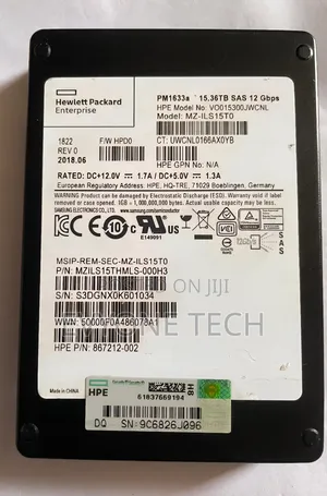 15.36tb Sas 12 GBPS SSD