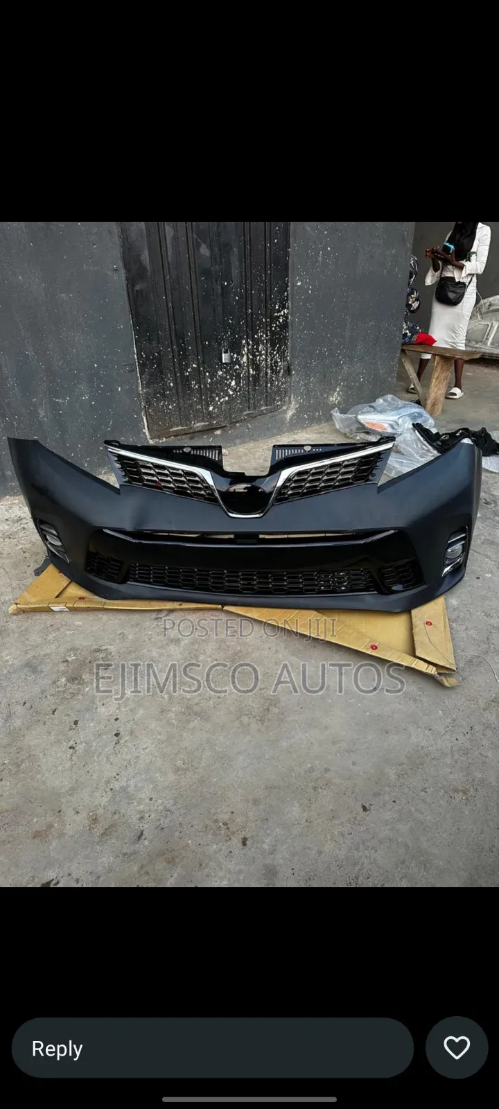 Complete Front Bumper Seinna 2018 Model