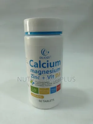 Duozi Calcium Magnesium Zinc+ Vitamin D: For Bone Muscular Support