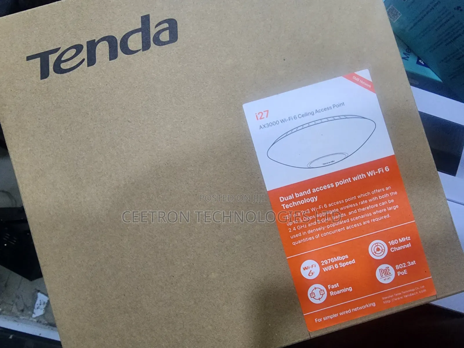 Tenda I27 Ax3000 Wifi 6 Ceiling Access Point