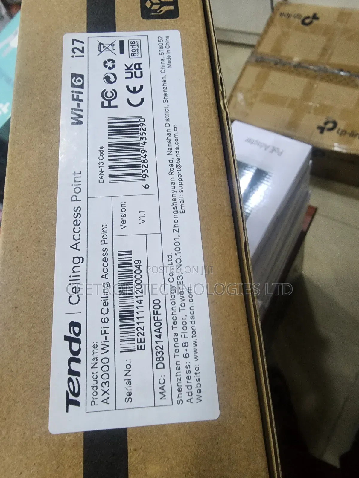 Tenda I27 Ax3000 Wifi 6 Ceiling Access Point