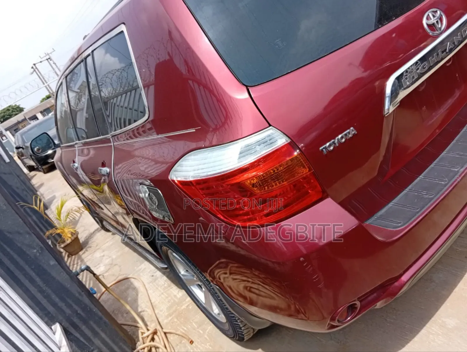 Toyota Highlander 2008 Red