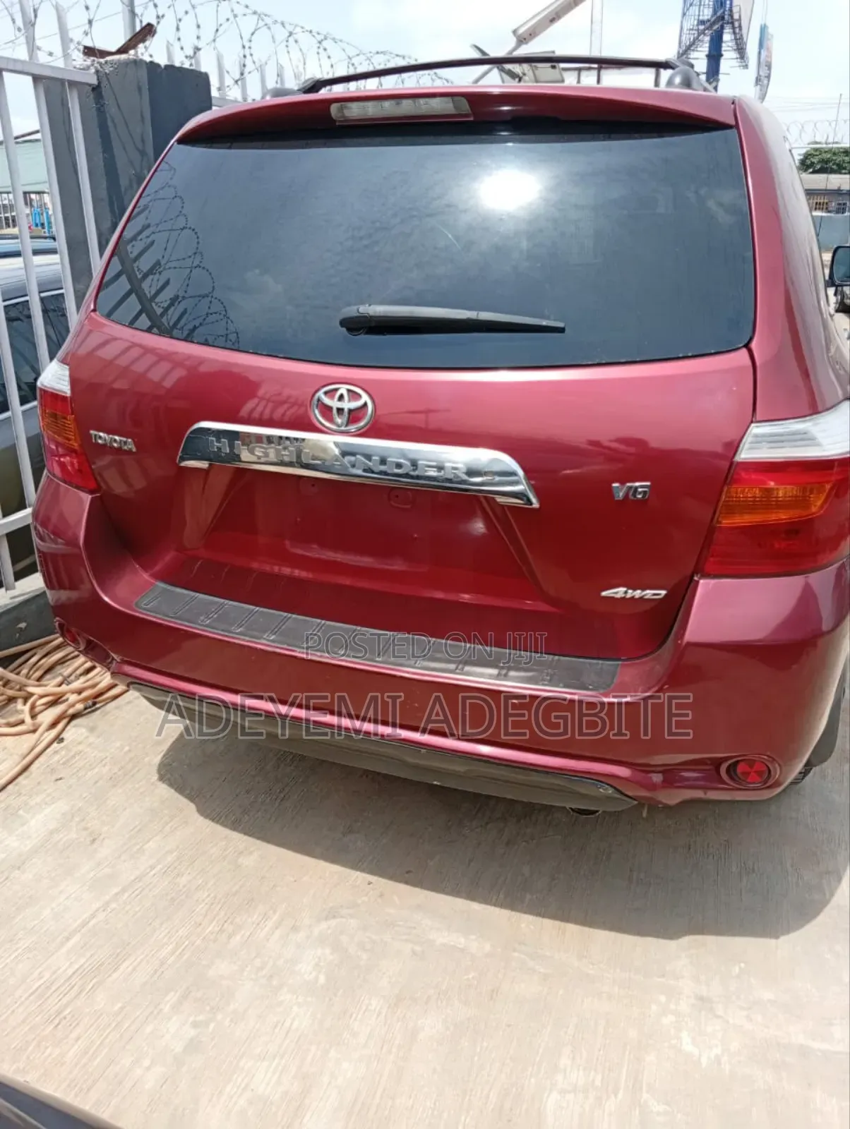 Toyota Highlander 2008 Red