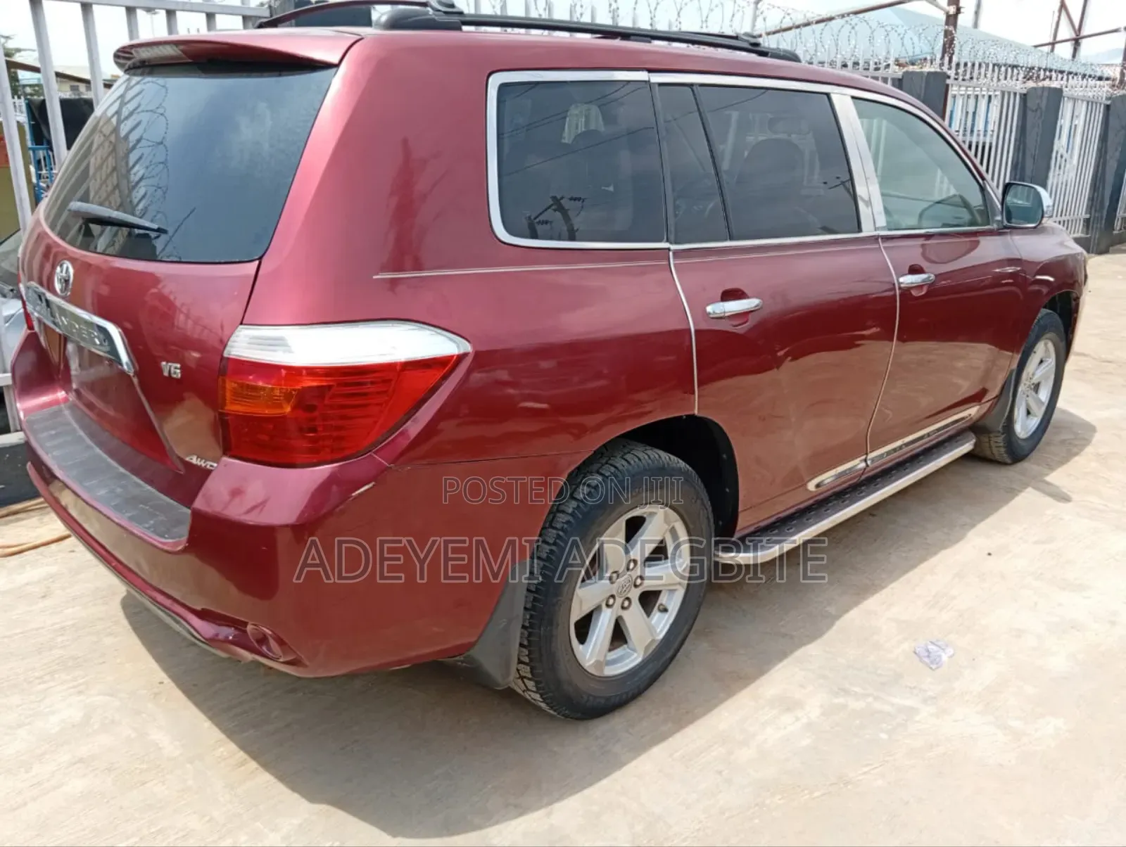 Toyota Highlander 2008 Red