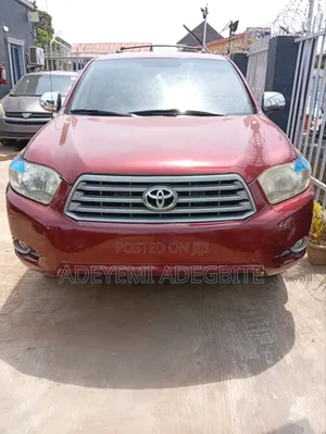 Toyota Highlander 2008 Red