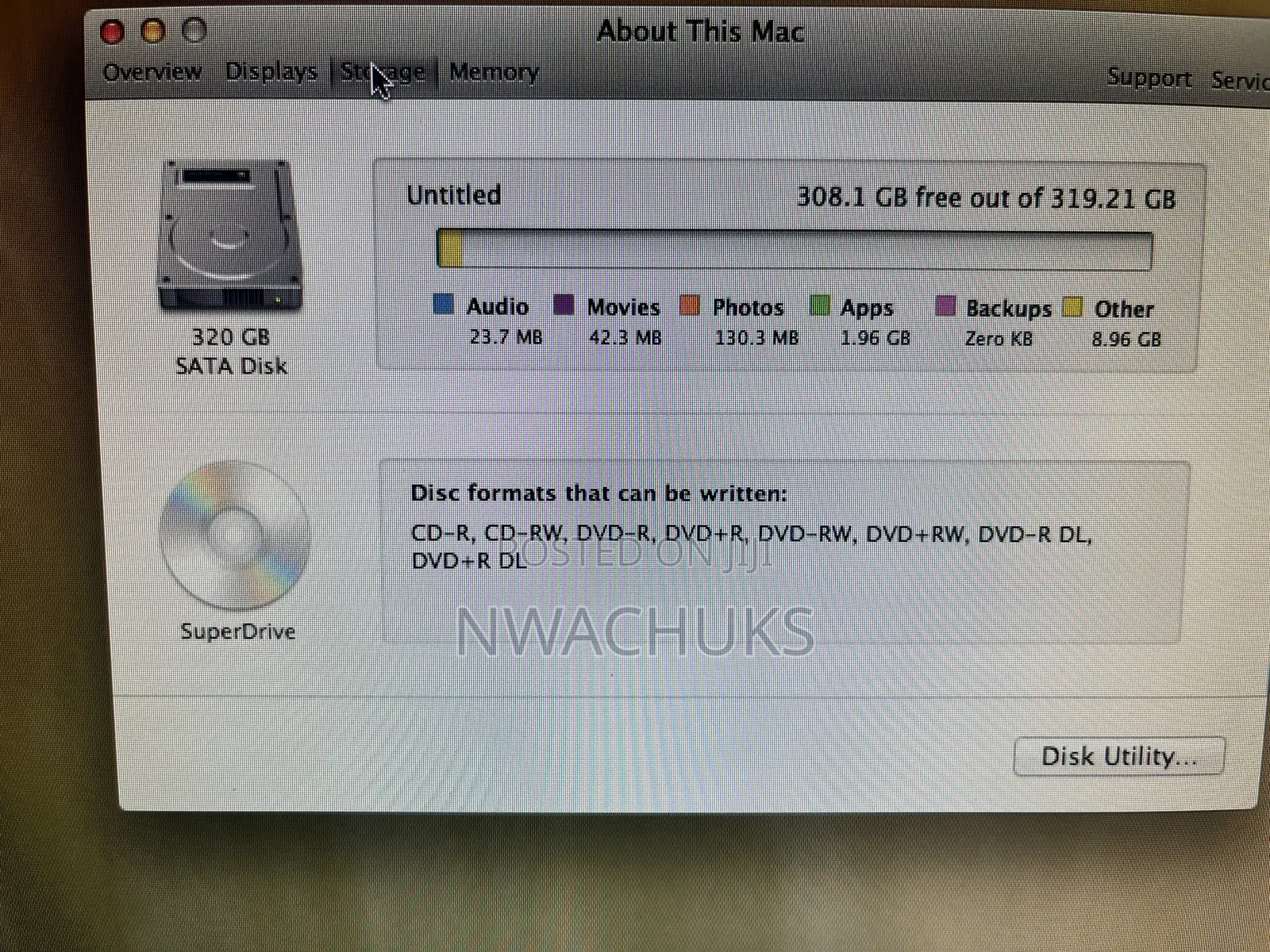 Desktop Computer Apple iMac 4GB HDD 350GB