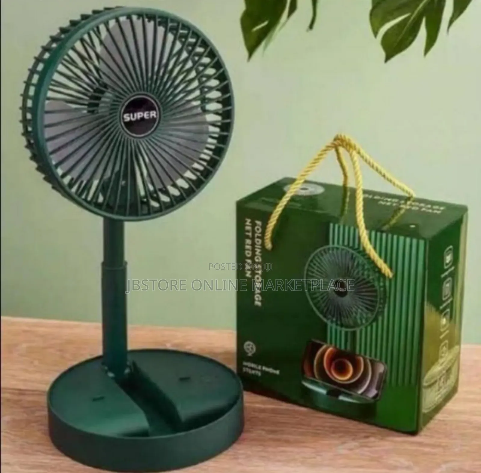 Rechargeable Desk Foldable Table Fan