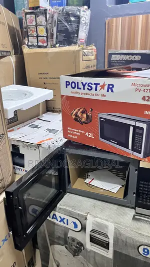 Stylish-Finish Polystar 42l Microwave With Grill Pv-42ttinv