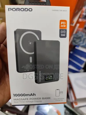 Porodo 10,000mah Magsafe Power Bank Real Time Voltage Display