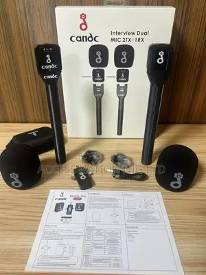 Wireless Microphone Interview Stick 2.4g Noise-Cancelling Wireless