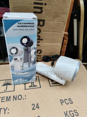 Ice Compress Hand Held Fan