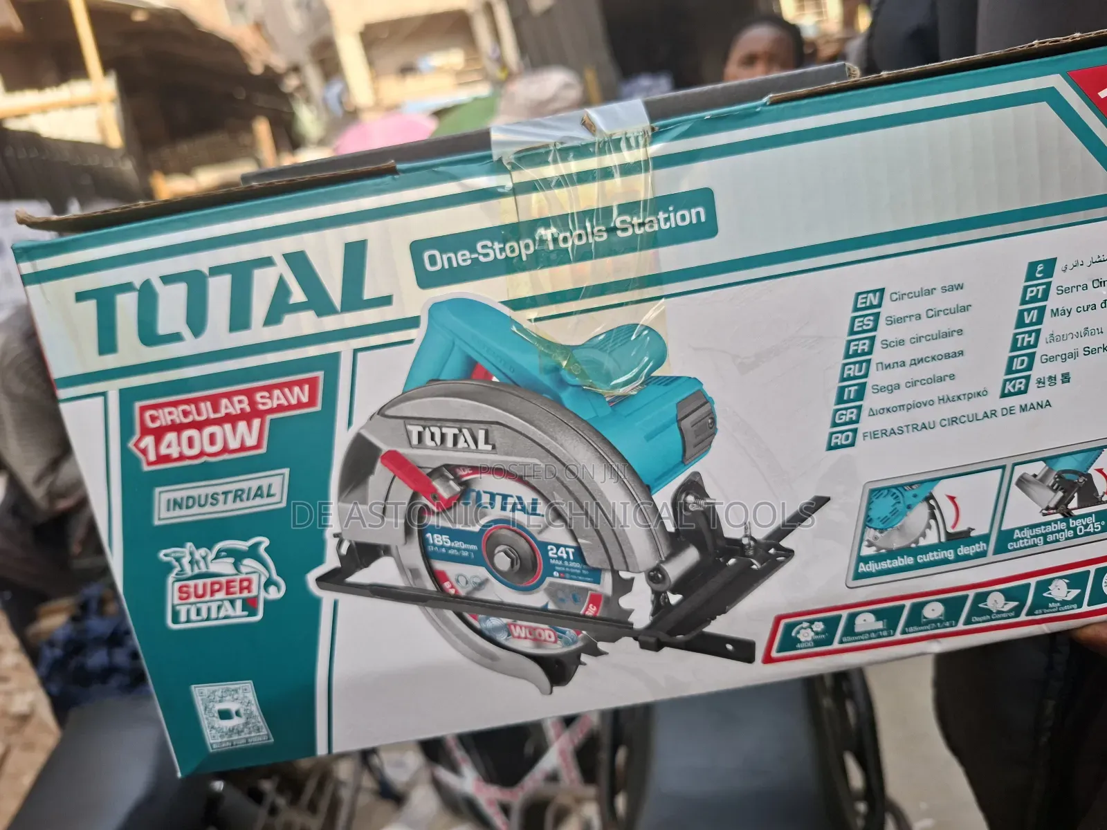 Total Circular Saw 71⁄4"-1400w