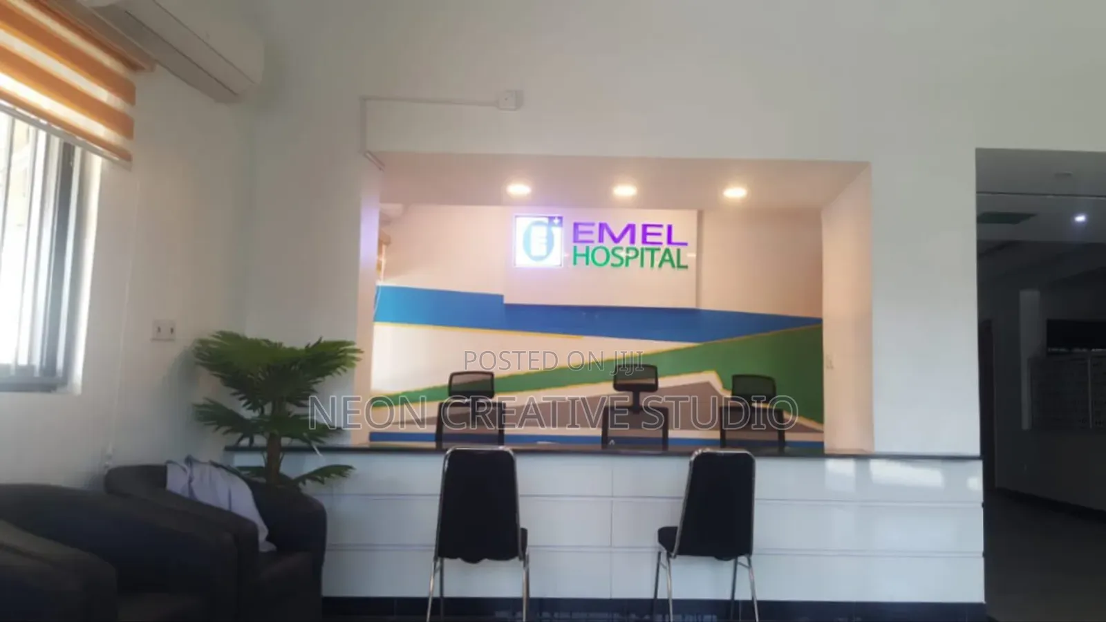Indoor Illuminated Reception Signage