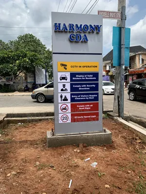 Wayfinding and Safety Pylon Signboard