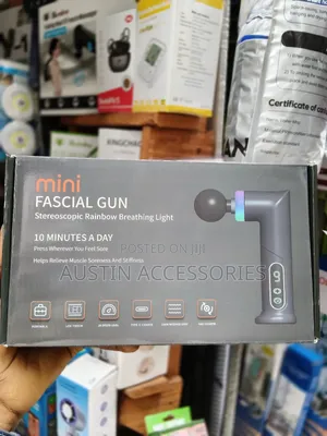 Fascial Gun Muscle Massager Gun+4 Massage Heads for Multiple Use