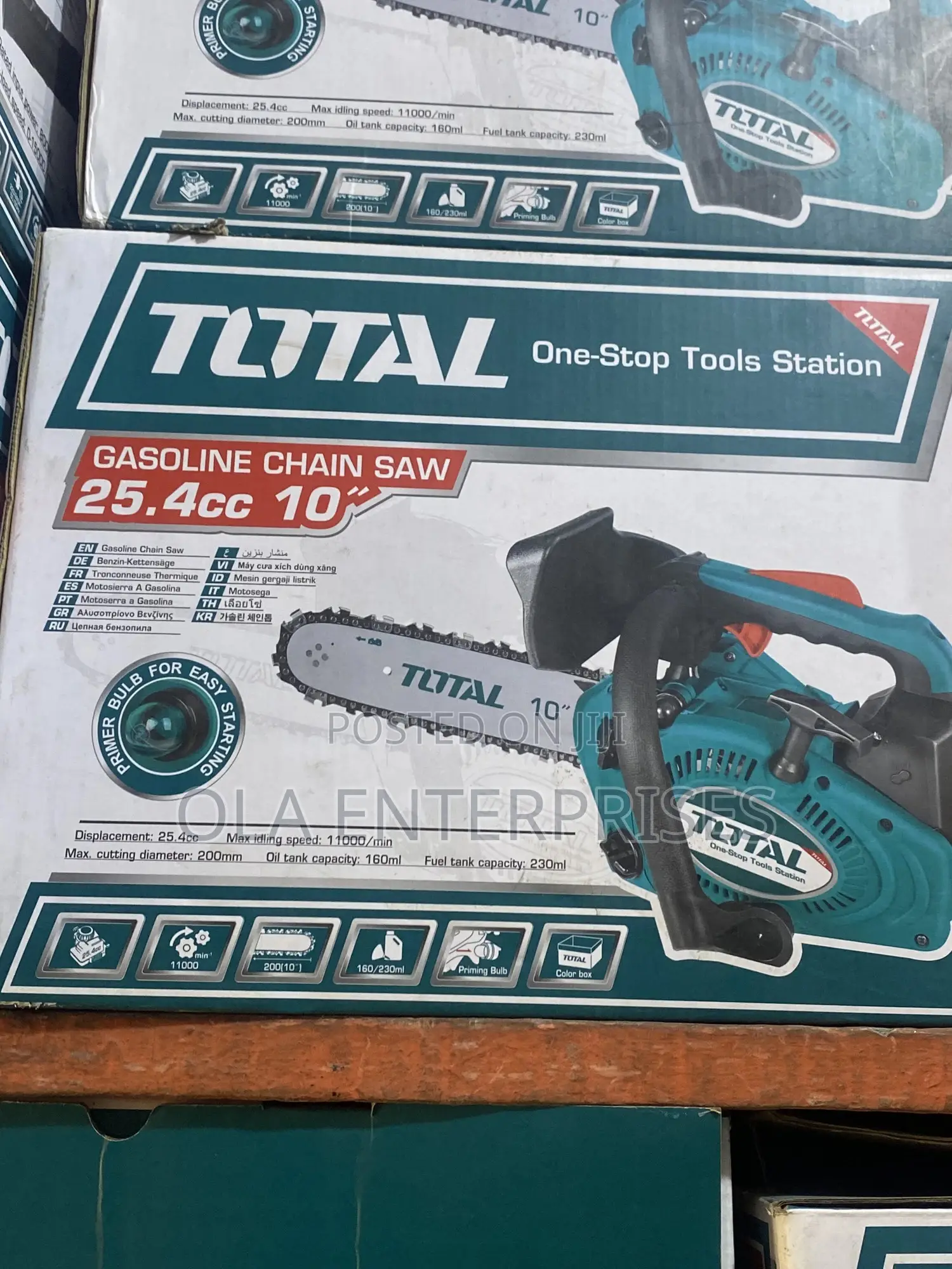Total Gasoline Chainsaw 10”