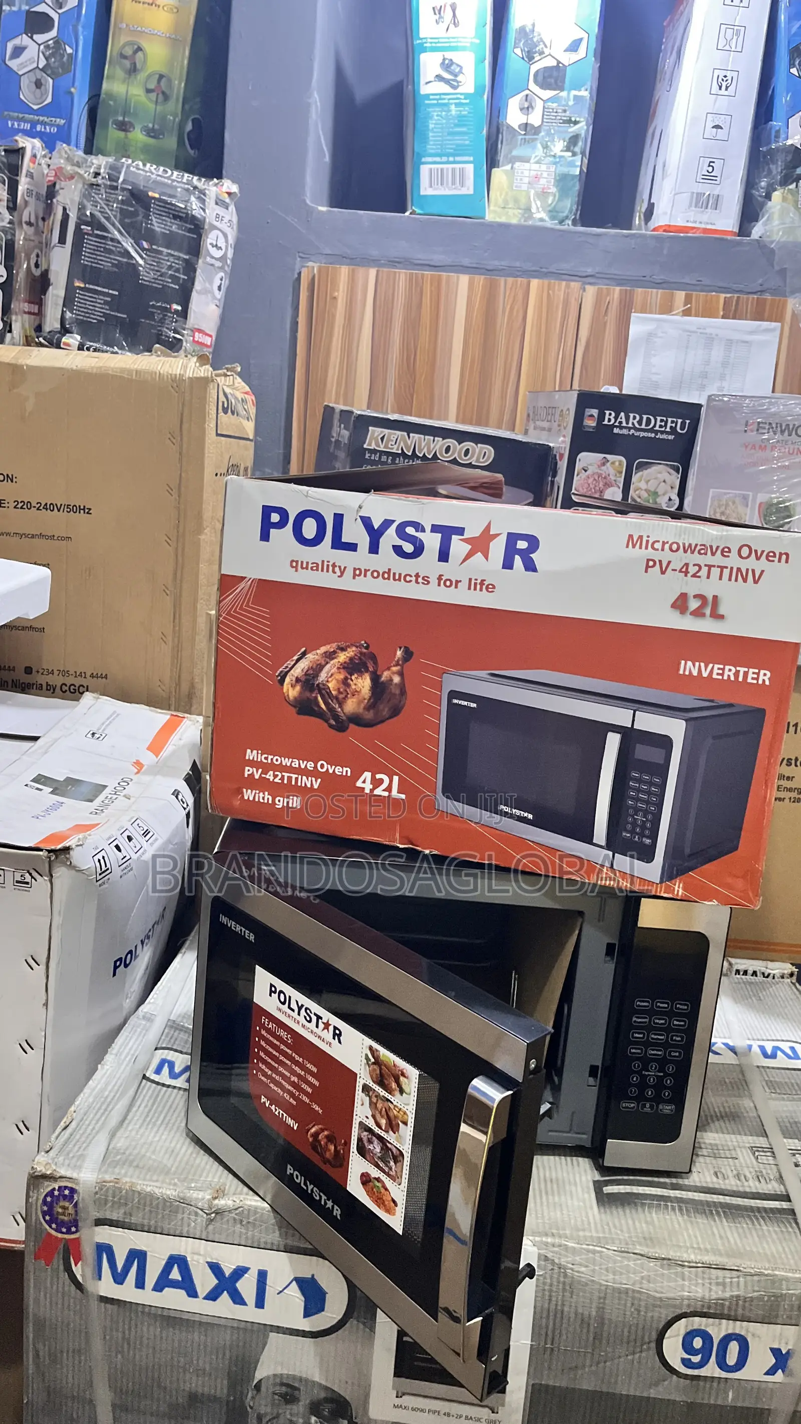 . Smooth-Operation Polystar 42l Microwave With Grill Pv-42ttinv