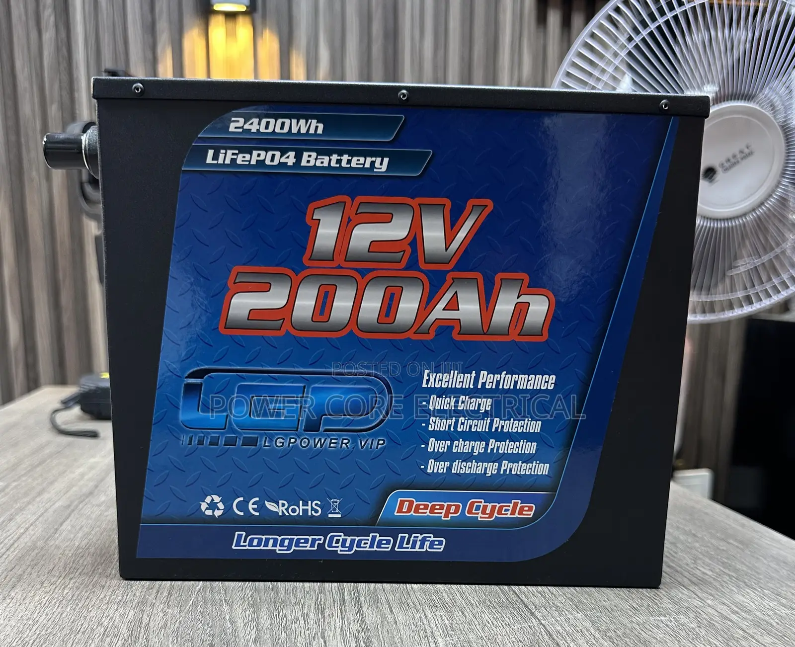 200a (2.4kwh) SLP Lithium Ion Battery 12v