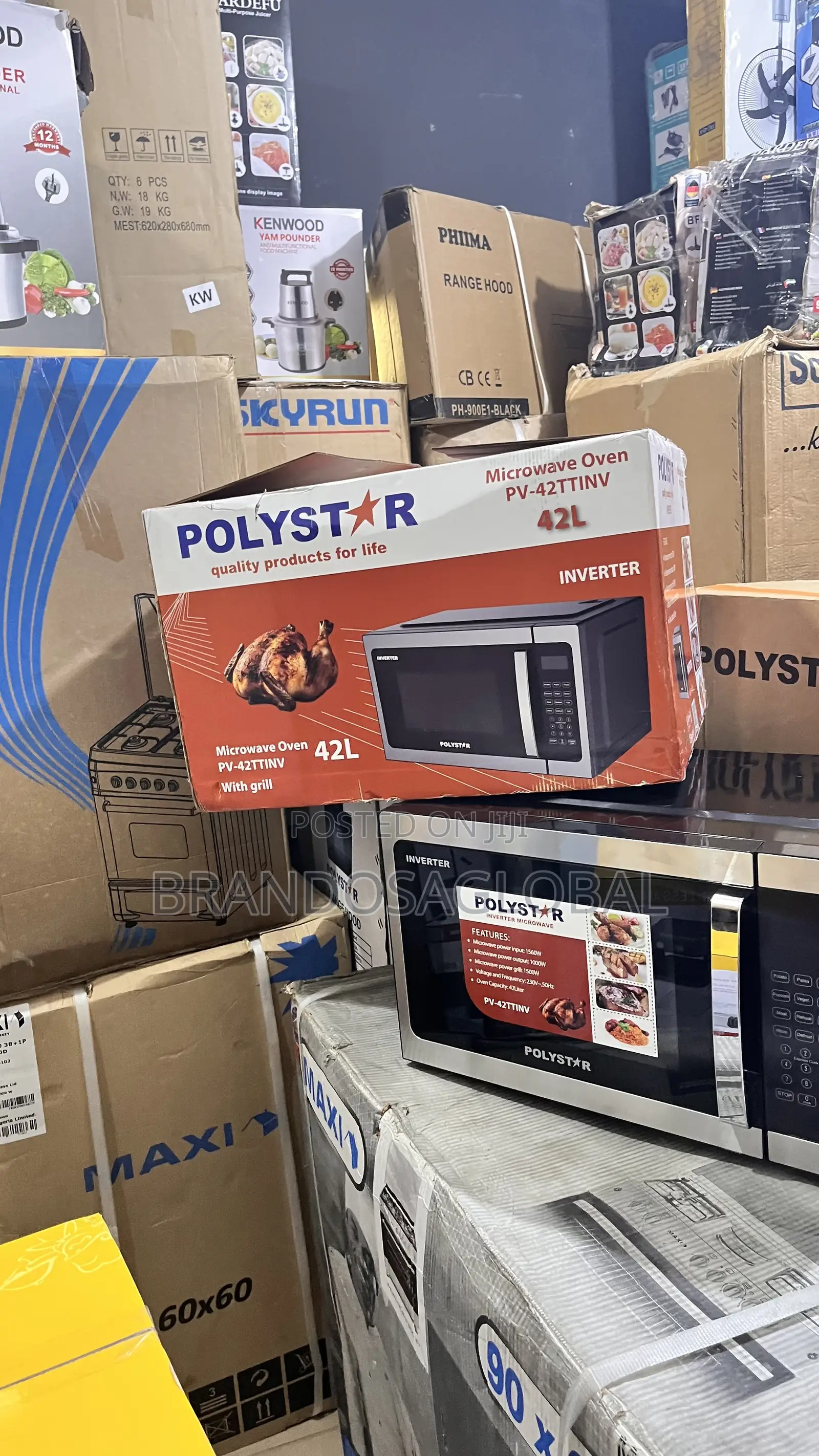 Efficient-Output Polystar 42l Microwave Oven Pv-42ttinv