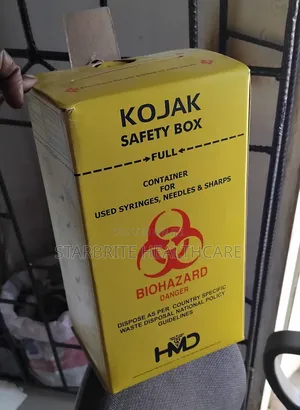 Safety Box/Sharp Container - 5liters ( 25 Pieces Per Carton)