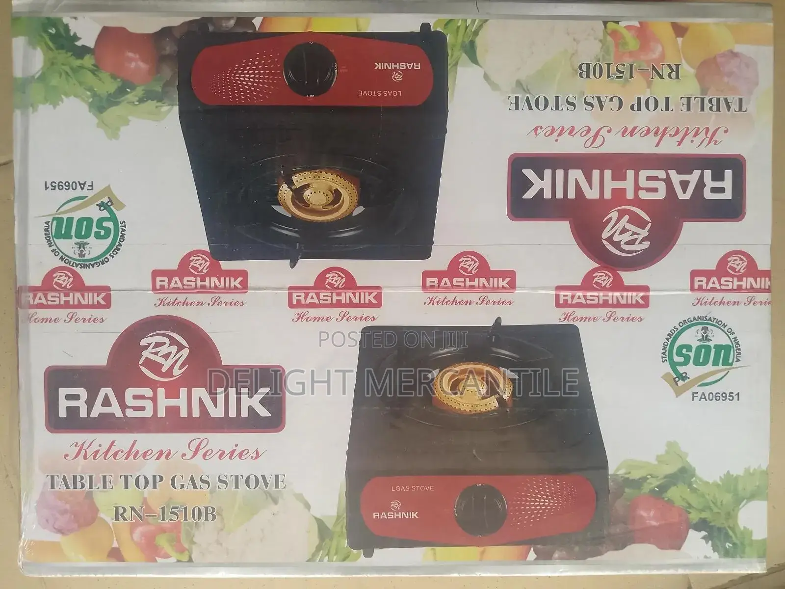 Rashnik Single Burner Gas Cooker