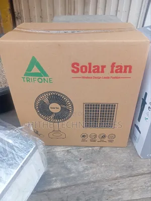 Trifone Solar Table Fan