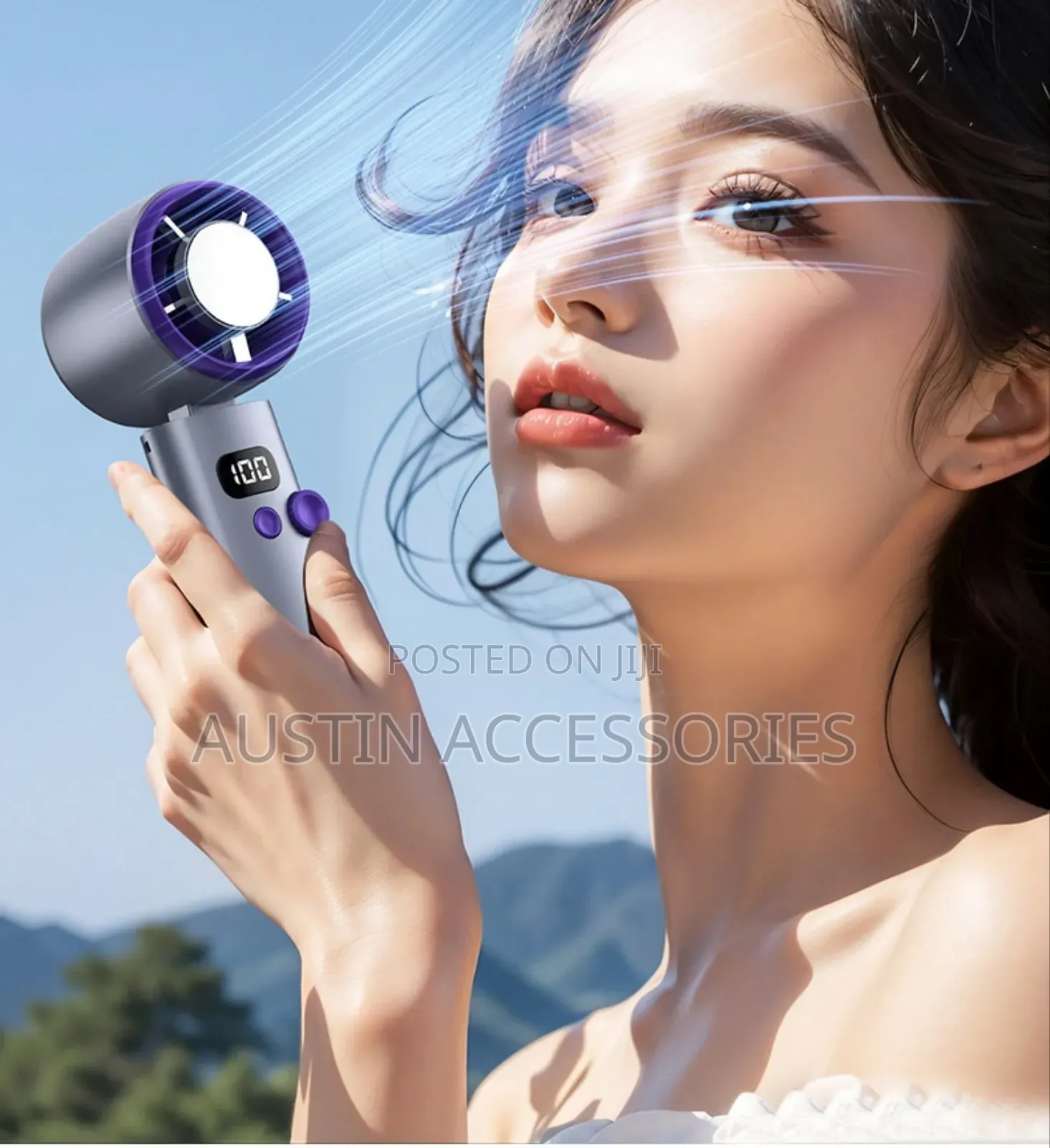 Ice Compress Hand Held Fan