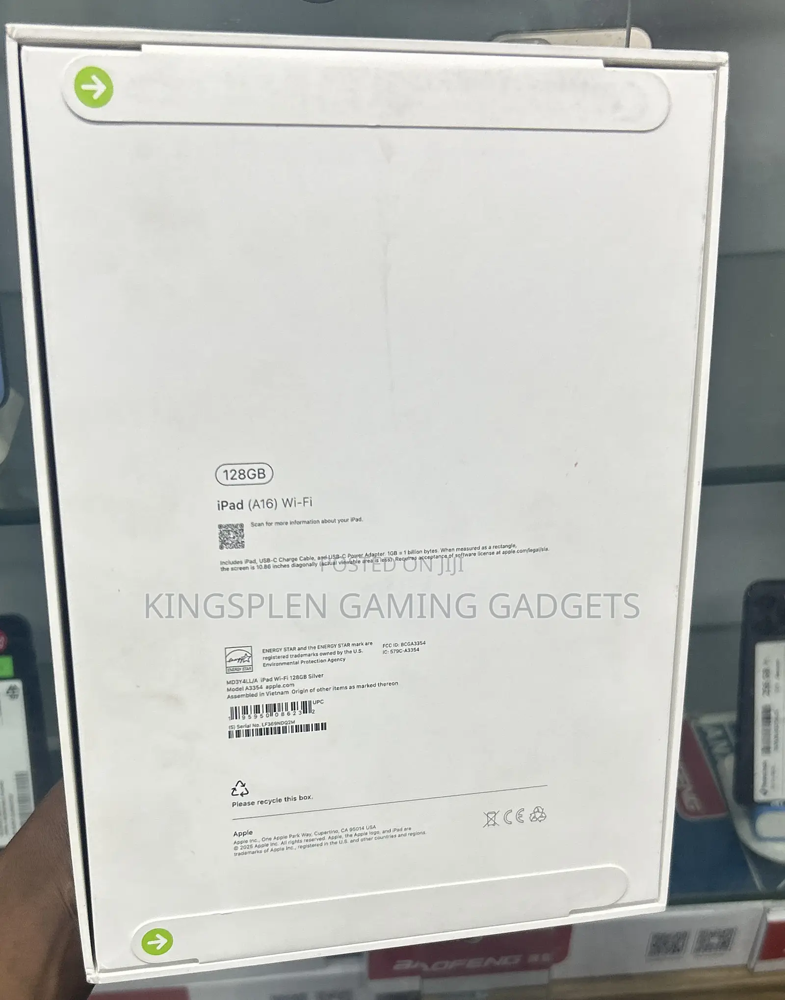 New Apple iPad Air 128 GB Silver