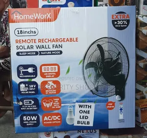 Remote Rechargeable Wall Fan