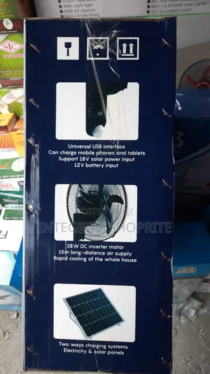 Remote Rechargeable Wall Fan