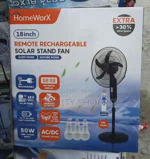 Homeworx 18inch Rechargeable Stand Fan