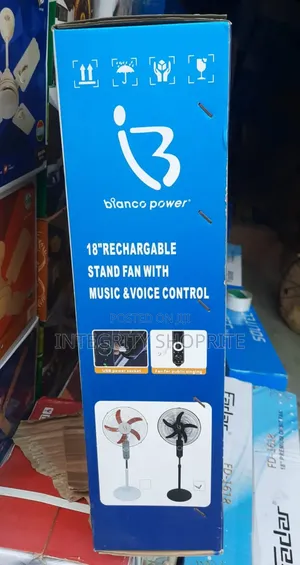 Bianco Power 18inch Rechargeable Fan