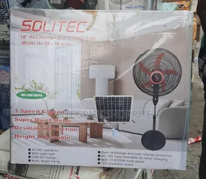Solitec 18inch Rechargeable Fan