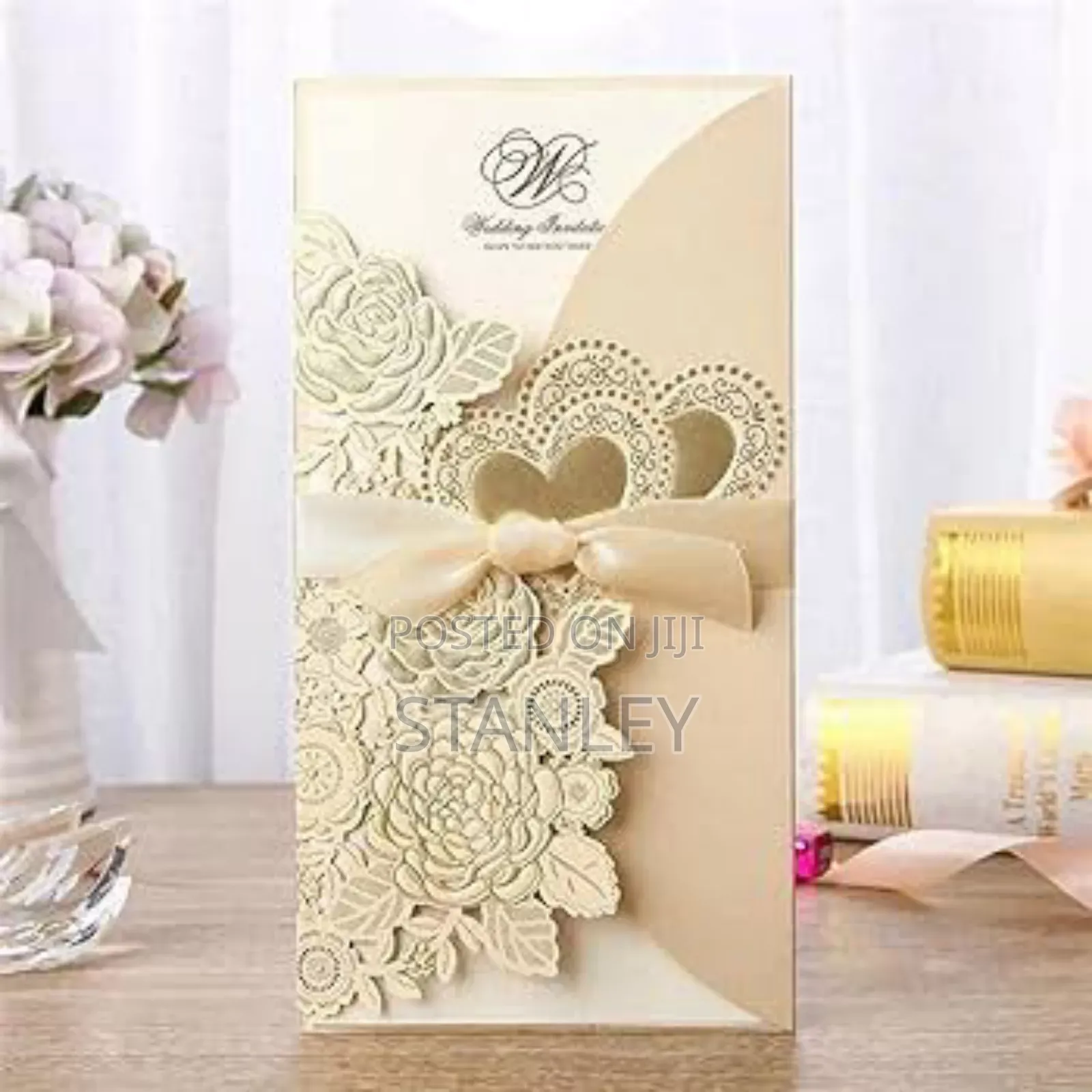 Laser Cut Wedding Invitation Card
