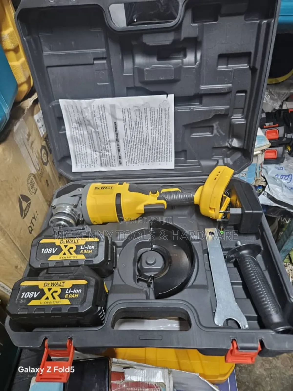 Dewalt Cordless Angle Grinder 108v
